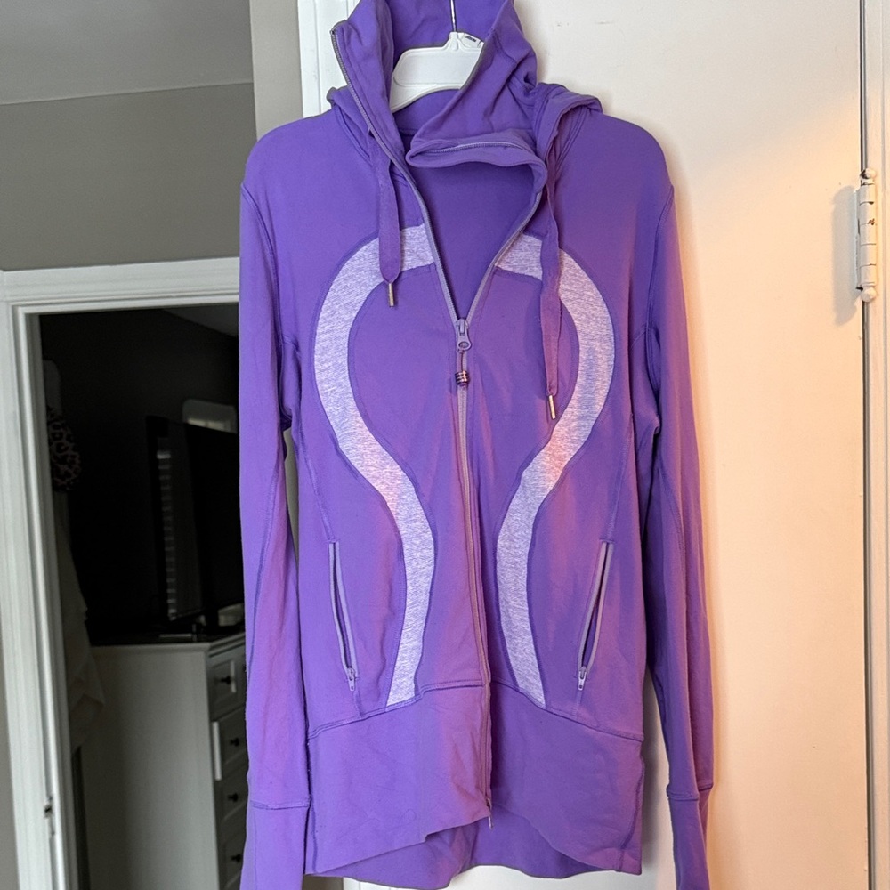 lululemon athletica Purple Zip-Up Hoodie